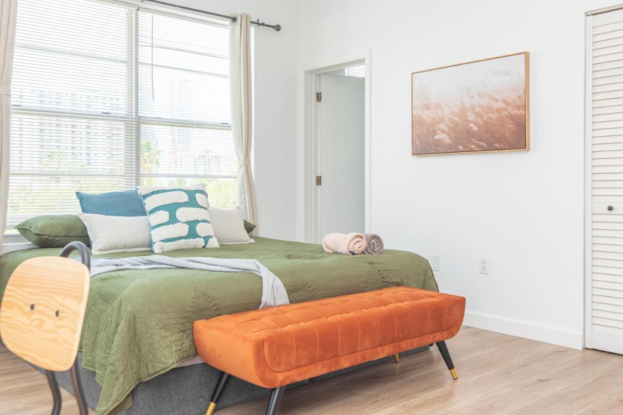 Home Miami Downtown With Balcony - 5 Minutes From Wynwood & Port - Art District Near Beach Экстерьер фото